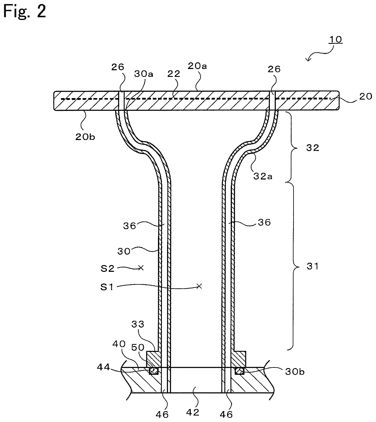 Ceramic heater and manufacturing method for tubular shaft