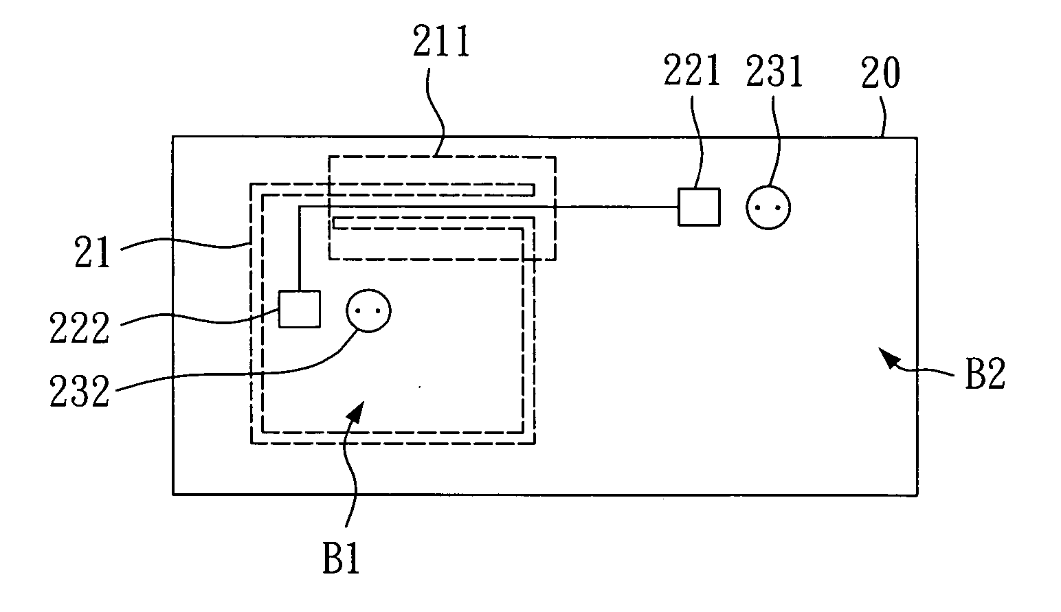 Multi-layer printed circuit with low noise