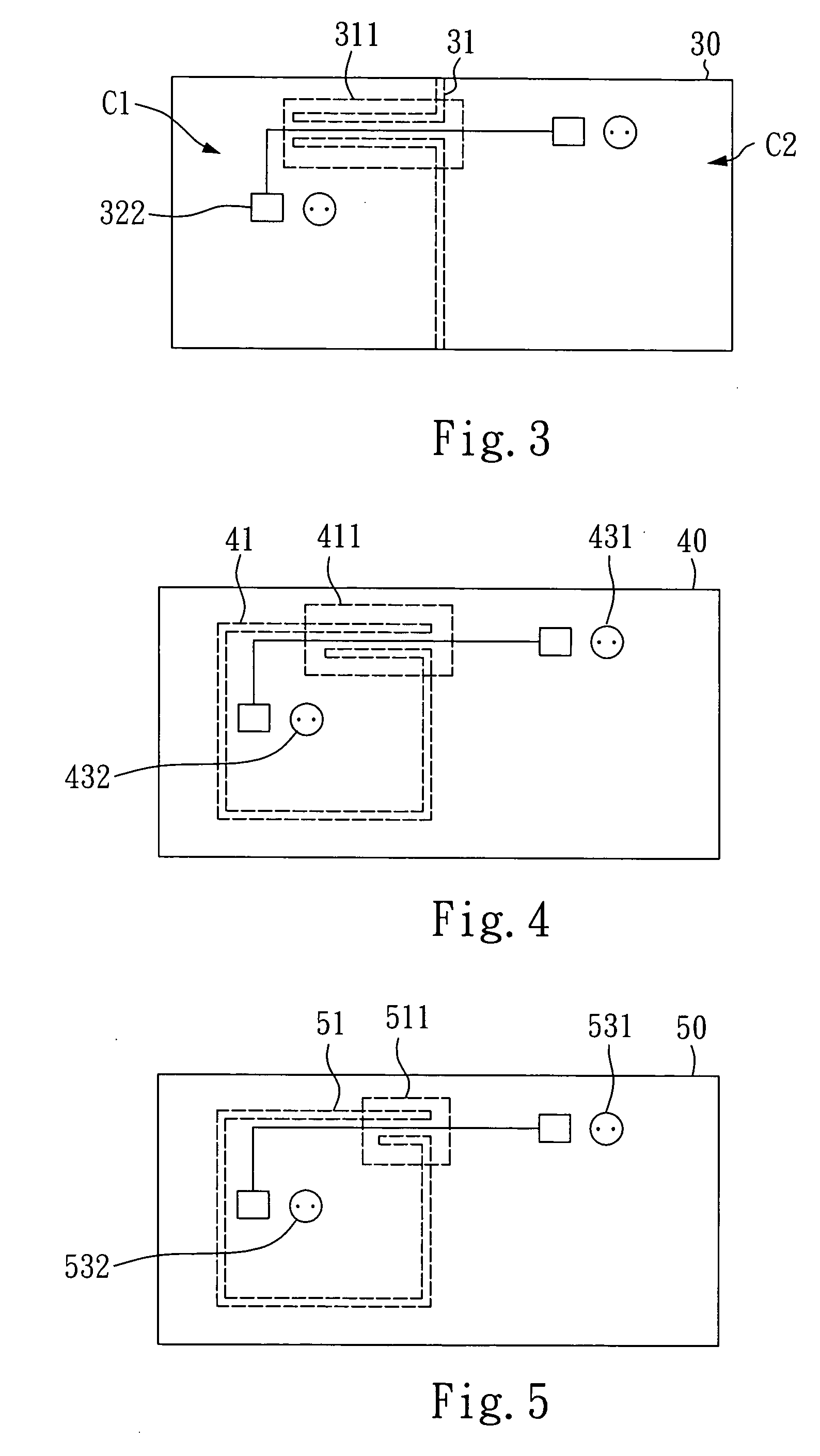 Multi-layer printed circuit with low noise