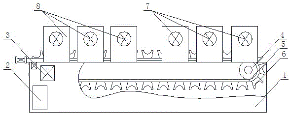 Full-automatic paper tube grinding and grooving device