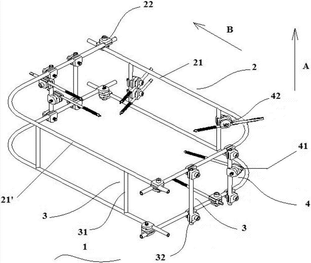 External fixing device for pelvis