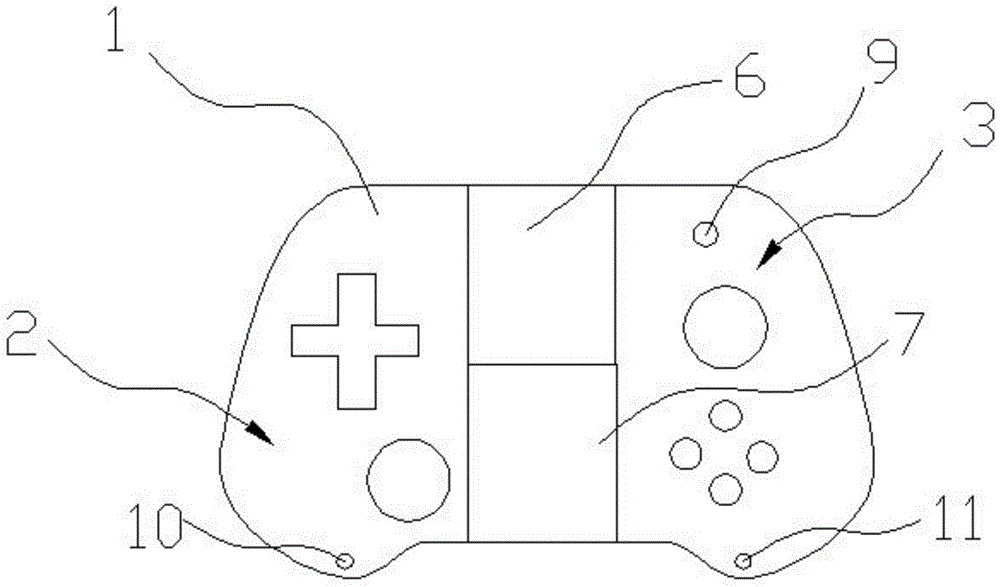 Gamepad with Bluetooth expanding function