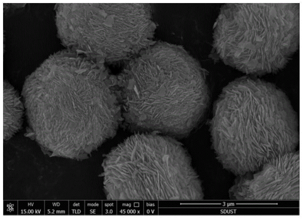 A kind of preparation method of porous zinc oxide with three-dimensional structure