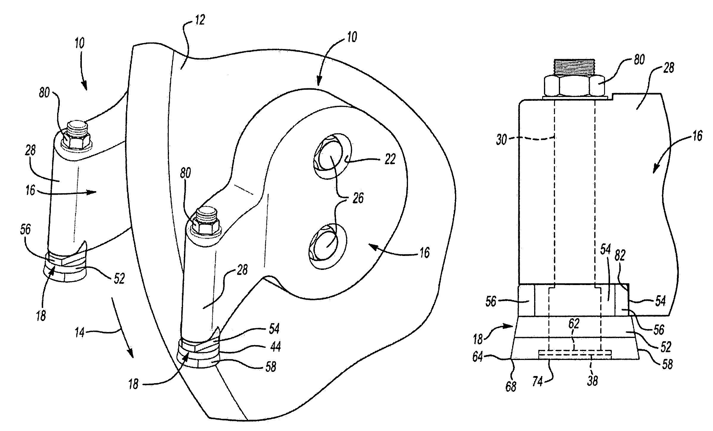 Cutting tooth for use with a stump cutting apparatus