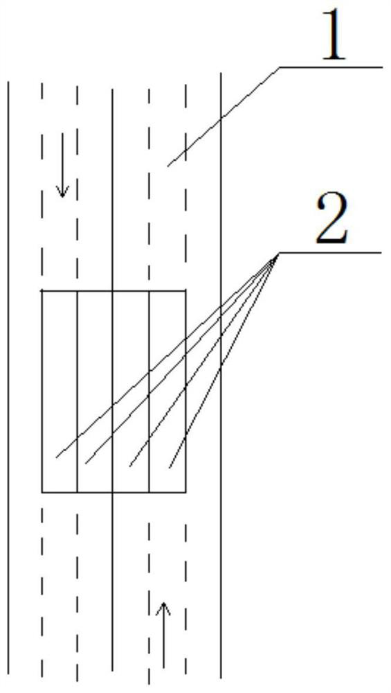 Passing method for urban road traffic intersection