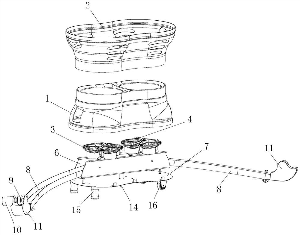 A kind of automatic tennis ball serving equipment