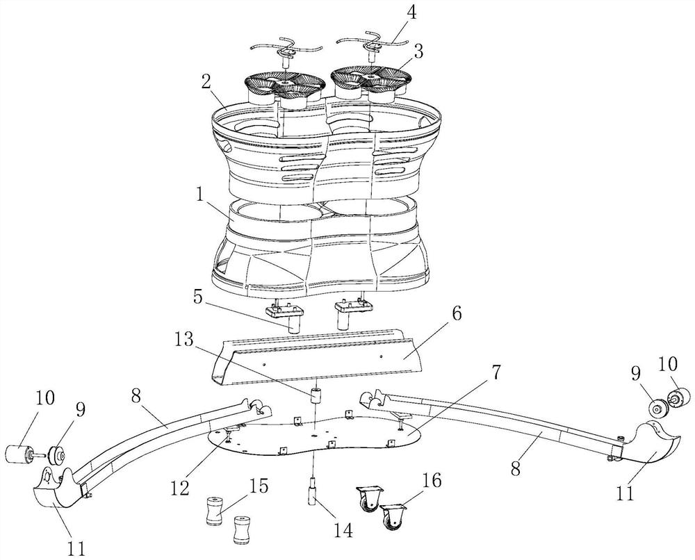 A kind of automatic tennis ball serving equipment