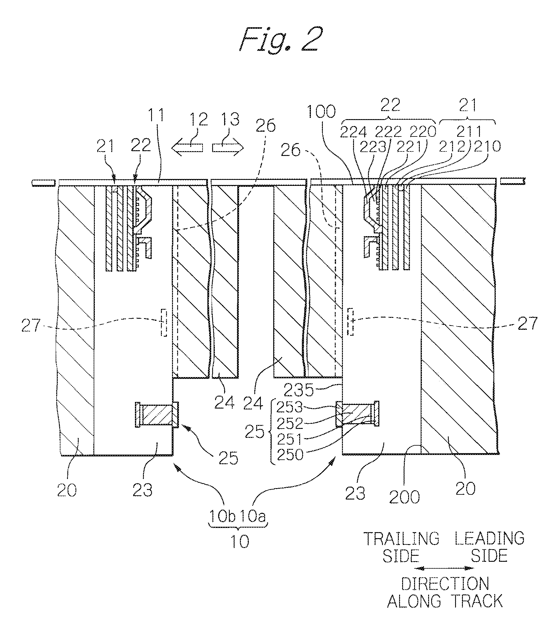 Thin-film magnetic head with through holes reaching medium-opposed surface