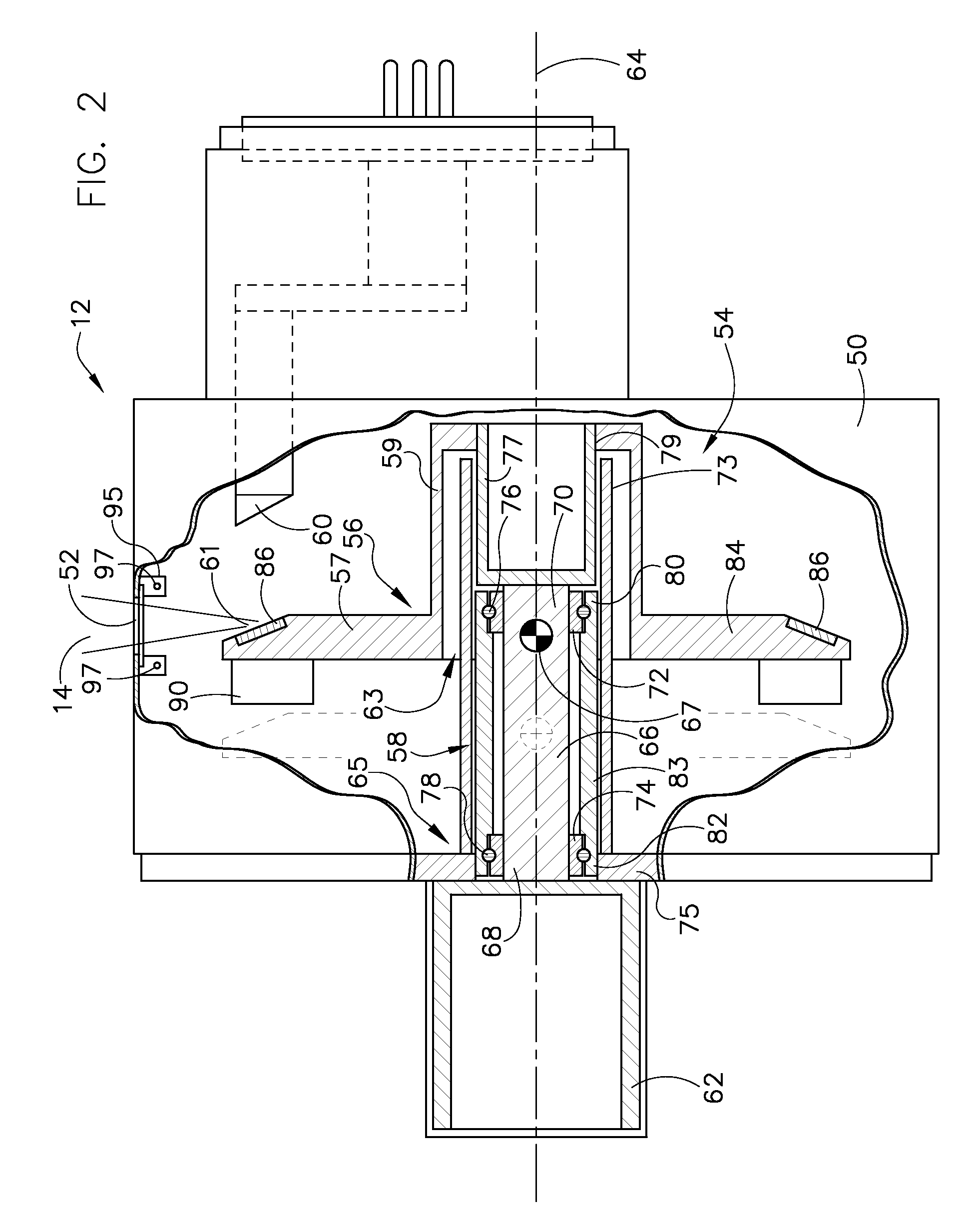 Apparatus for reducing kv-dependent artifacts in an imaging system and method of making same