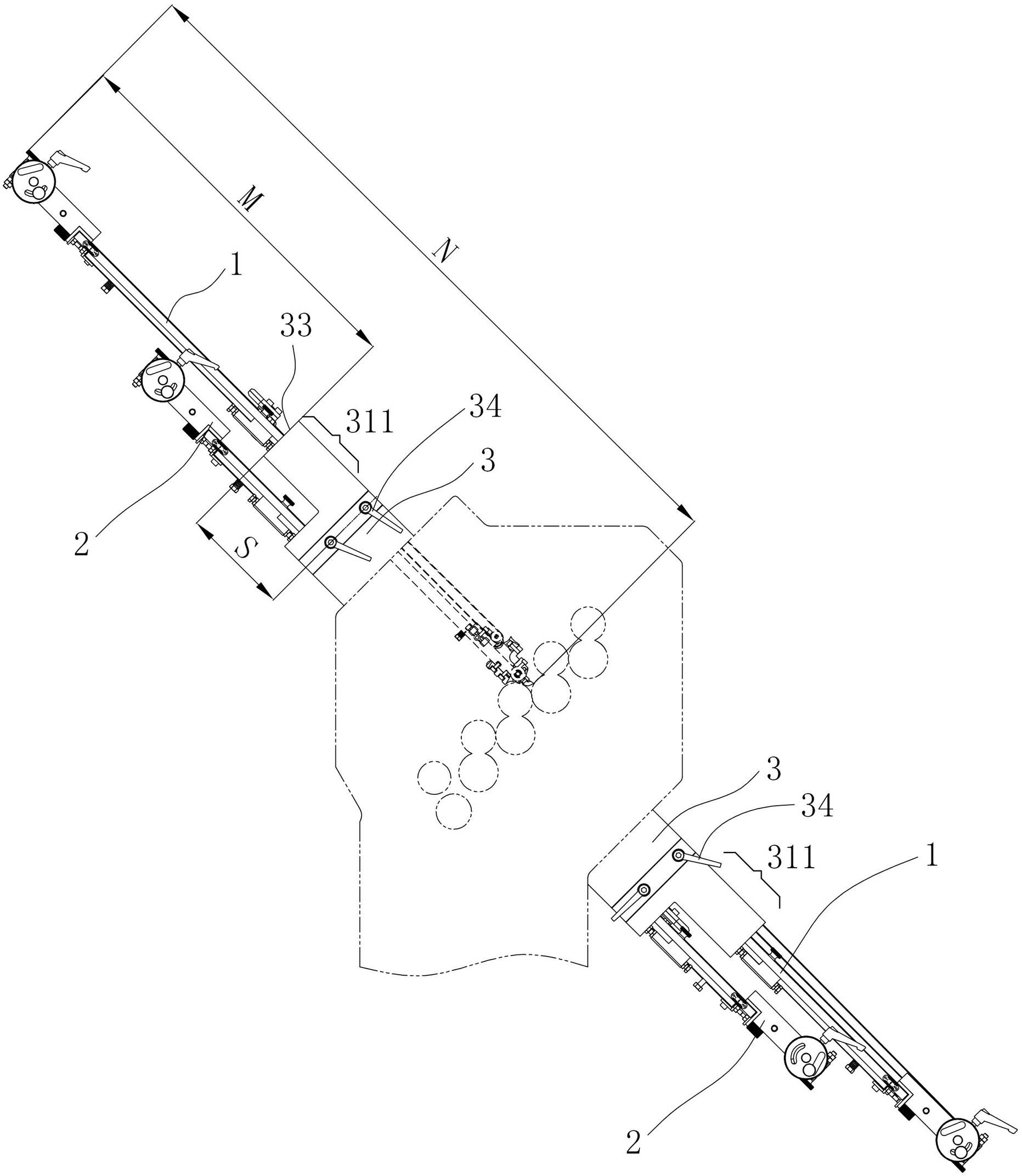 Barrier plate assembly of folding machine