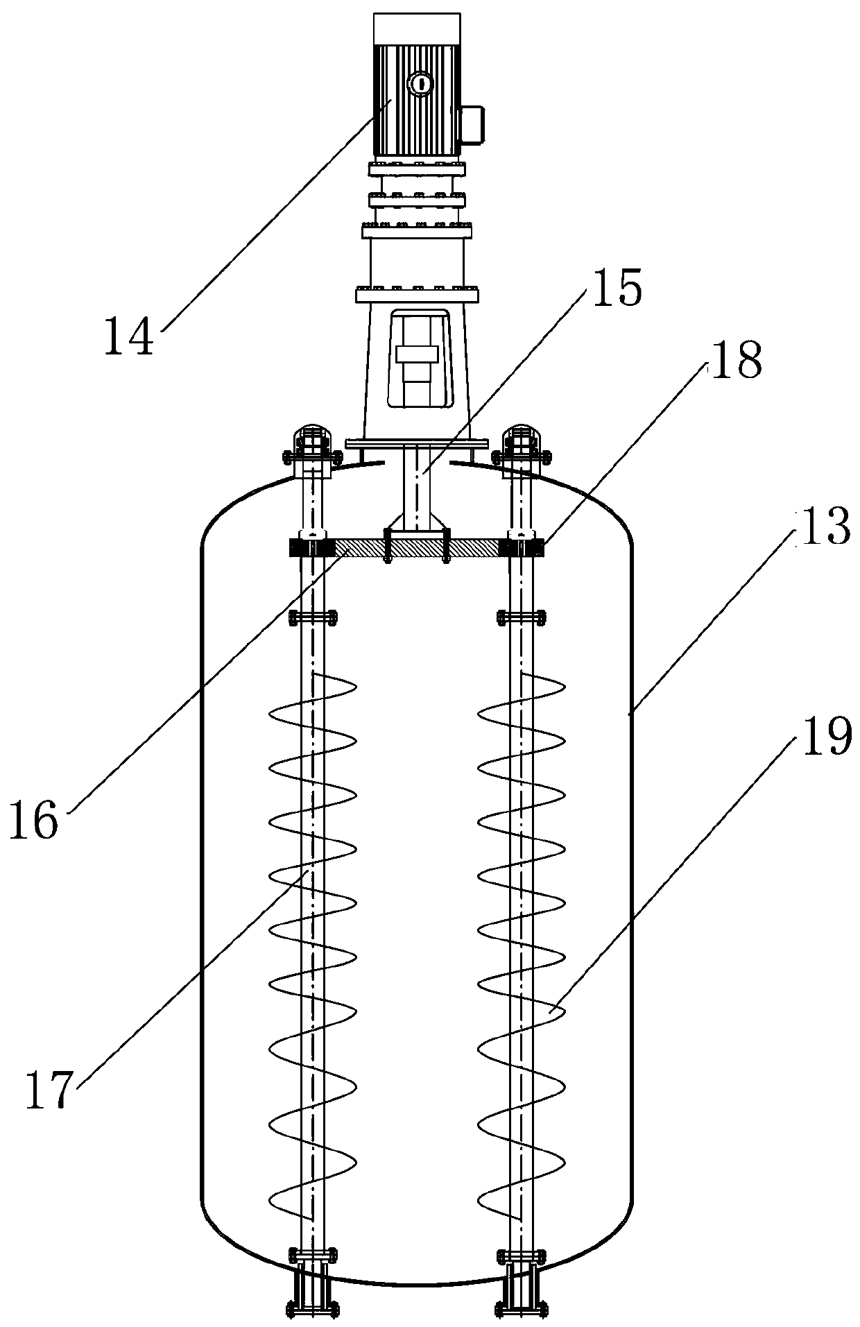 A waterproof membrane production system