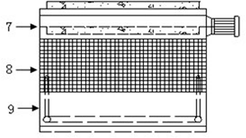 Multi-phase separation device and method of mixed household refuse slurry