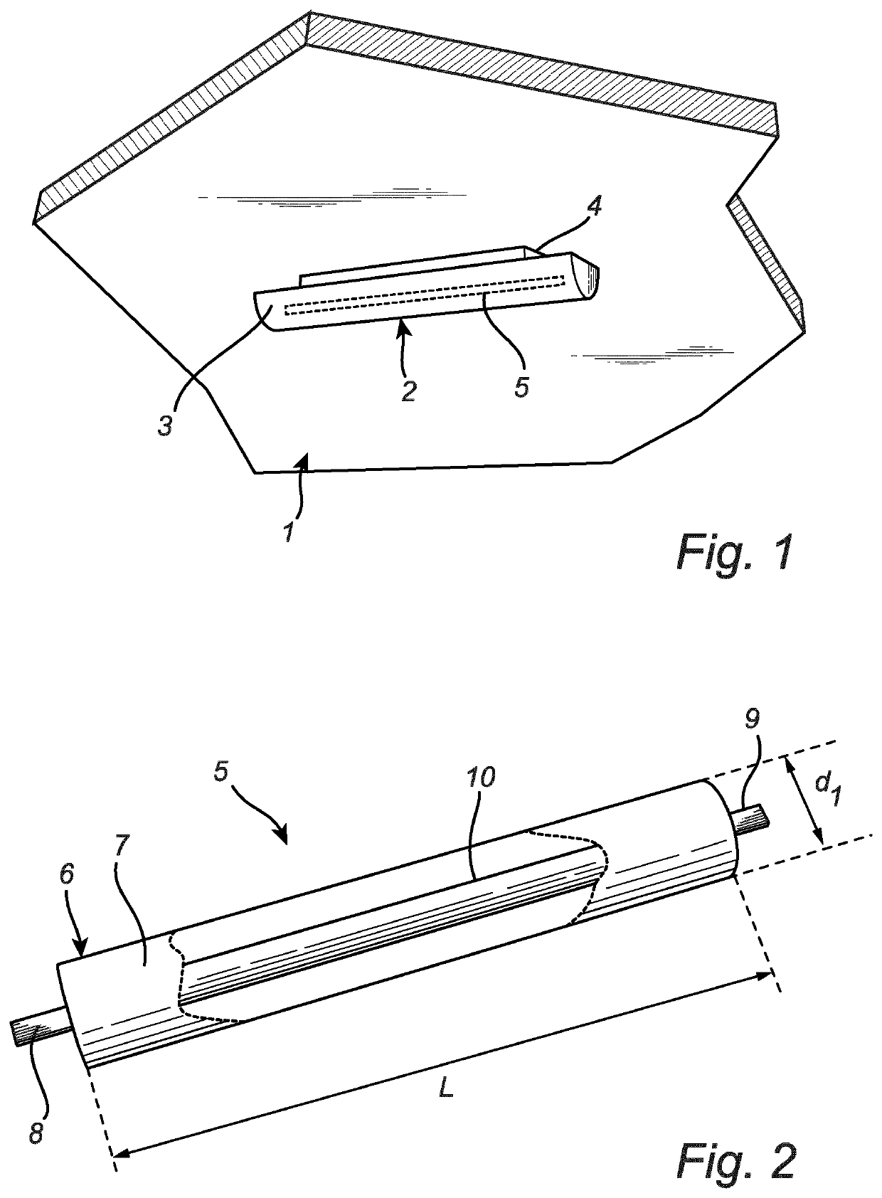 Lighting device with light-emitting filaments