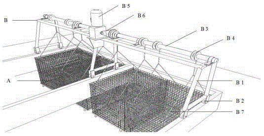 Marine transshipment system and method for catching fresh and live shellfish