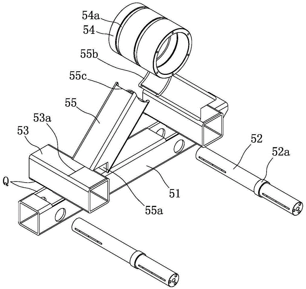 Triangular rear crawler belt assembly