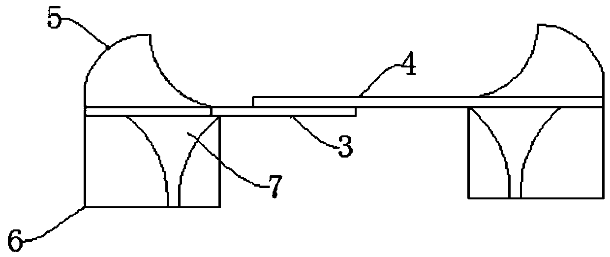 Short-fiber rove and filament positioning collector for composite yarn spinning and application thereof