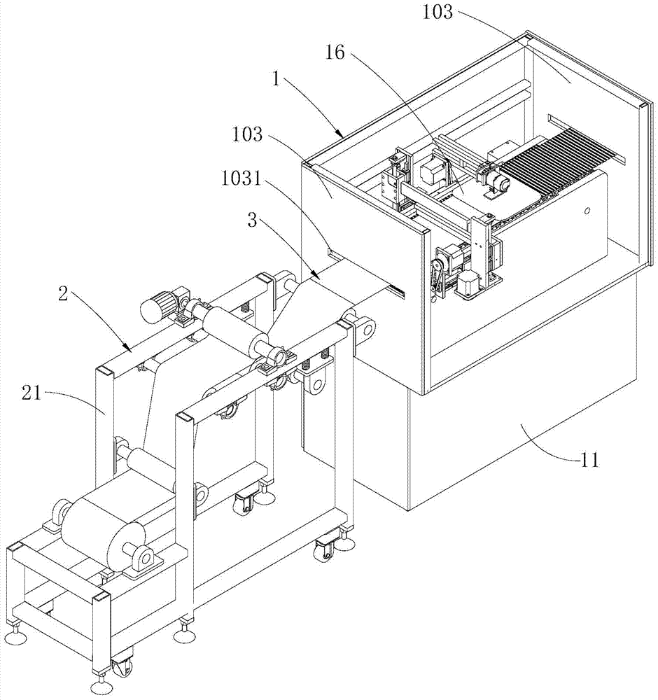 Stamping device of corrugated foils and production device of corrugated foils