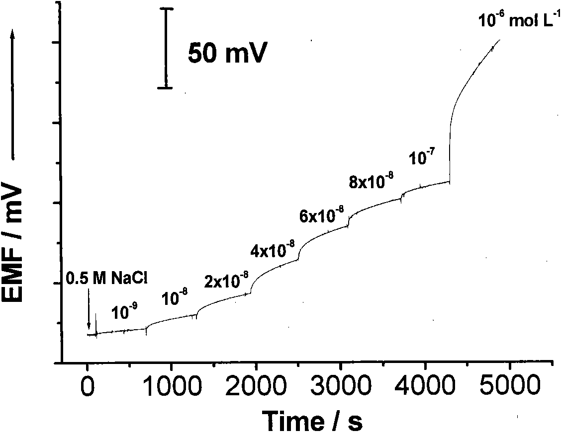 Sensor based on asymmetric polymer film as well as detection method and applications thereof