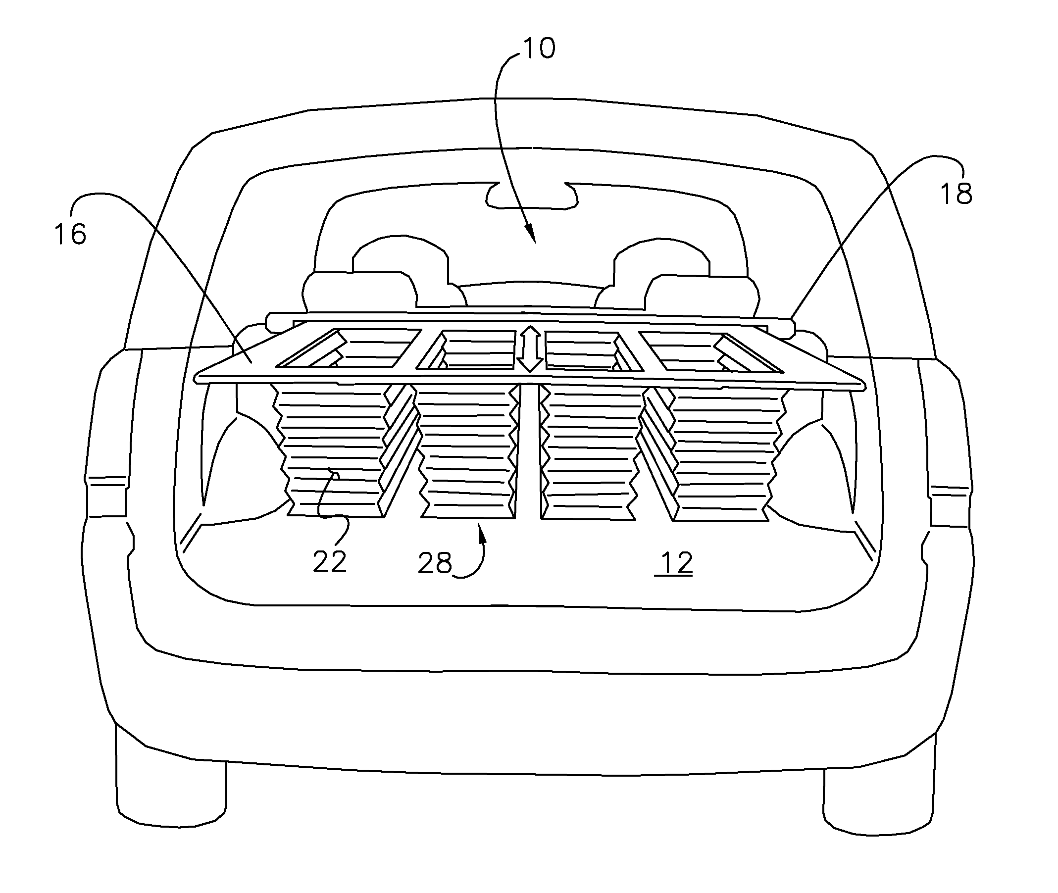 Cover having collapsible storage bins