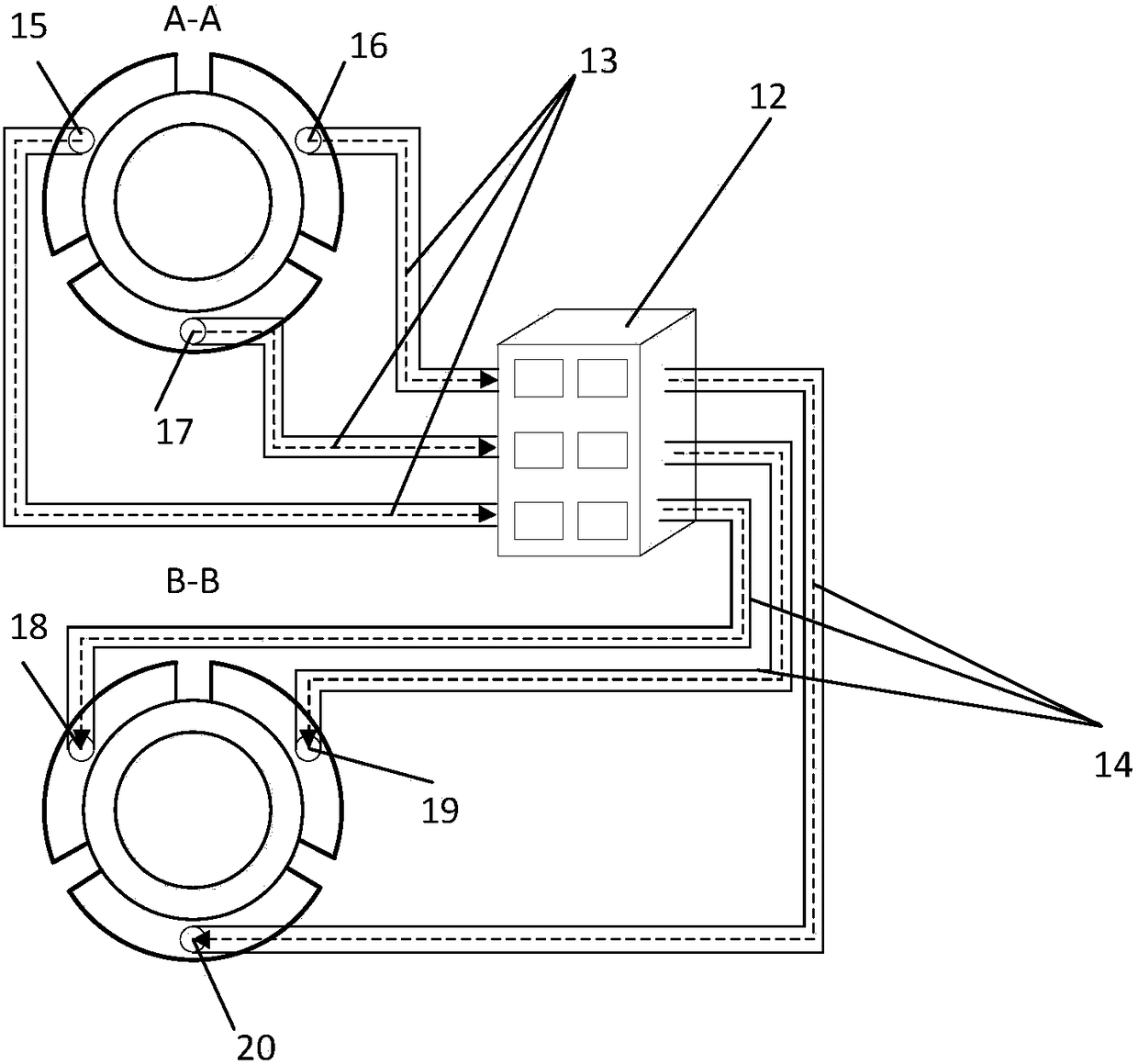 A high-speed ball screw pair double nut pretightening force control device and method