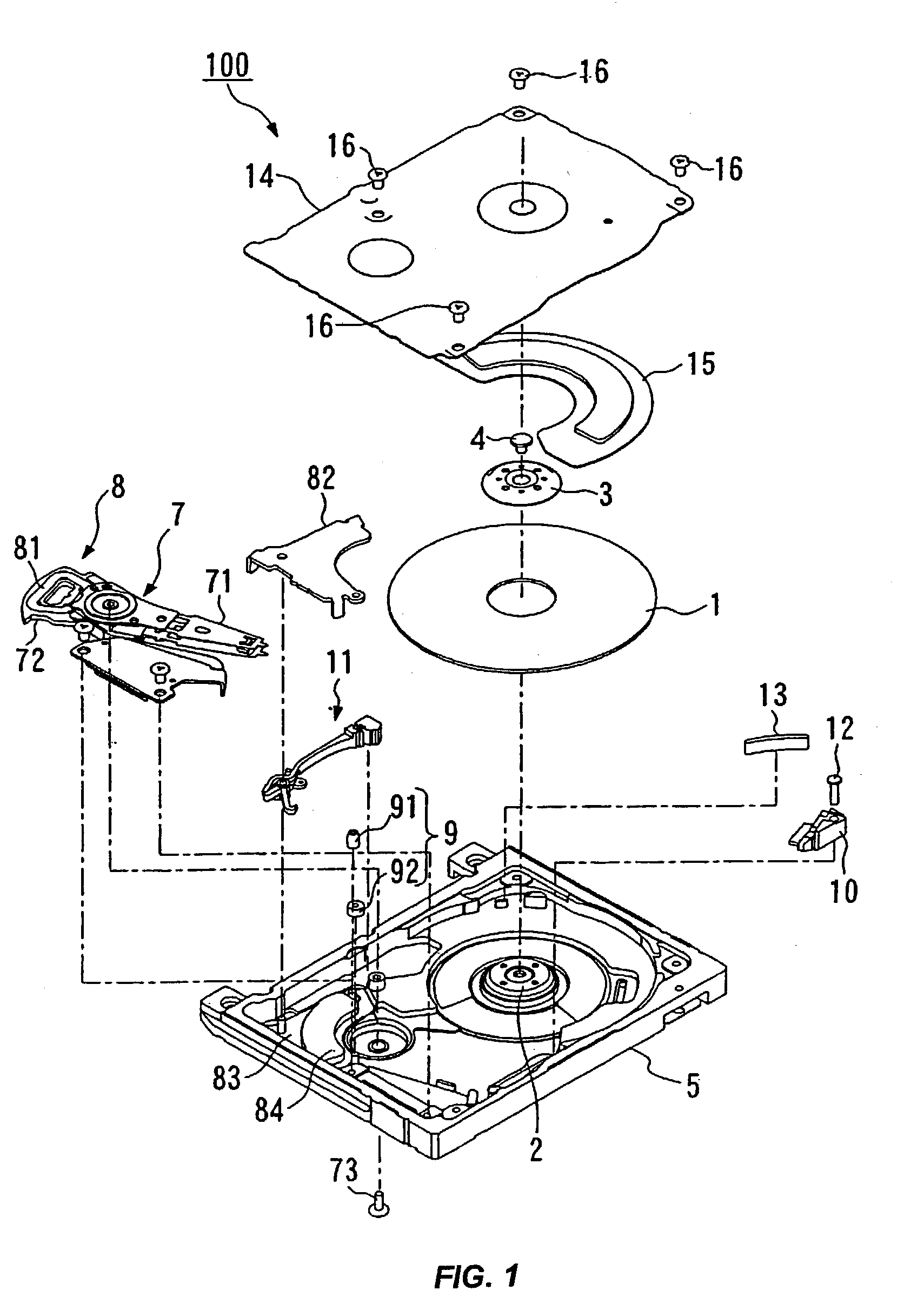 Disk drive device, actuator lock mechanism, inertia latch mechanism and inertia lever