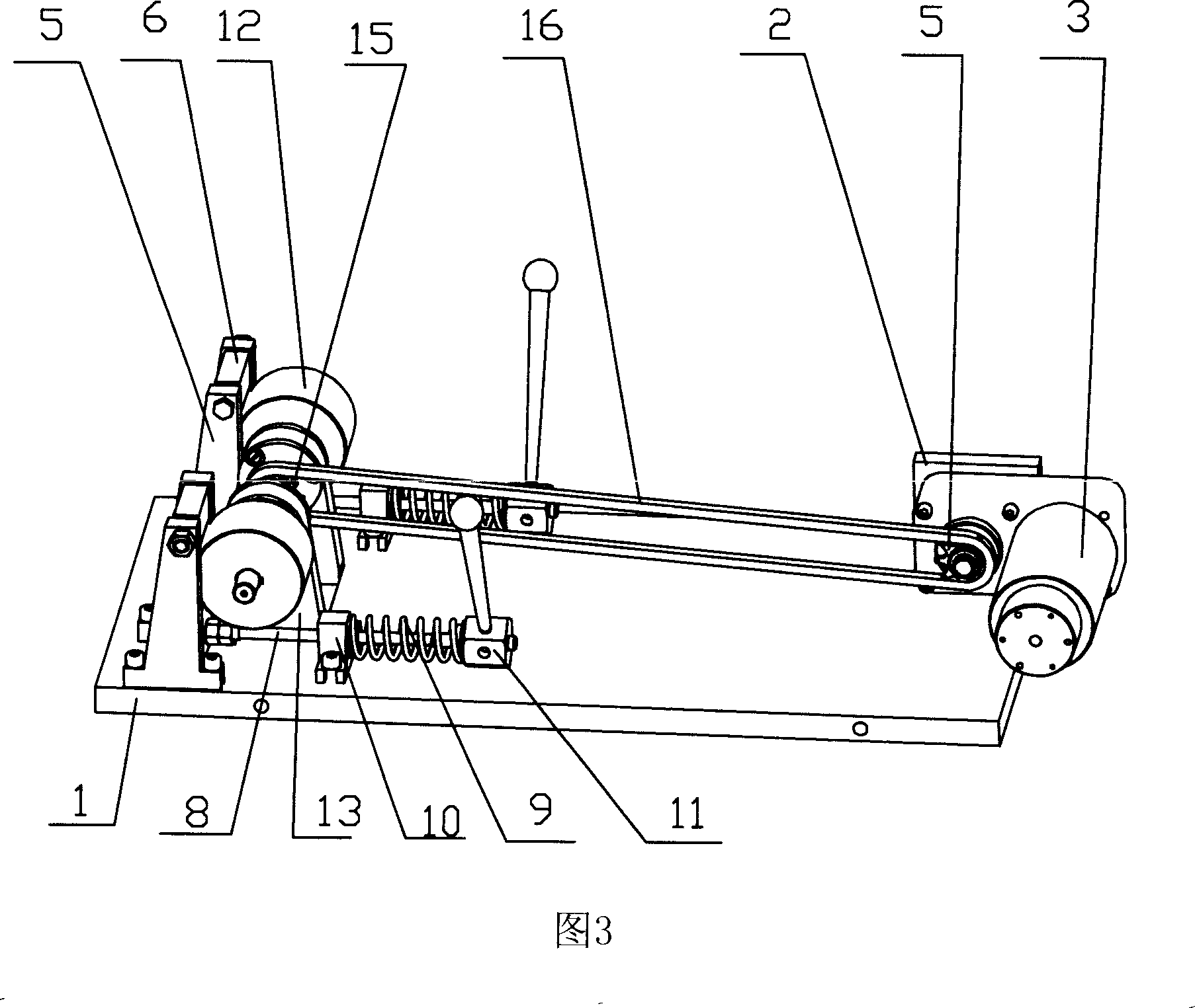 Electric machine load simulate mechanism