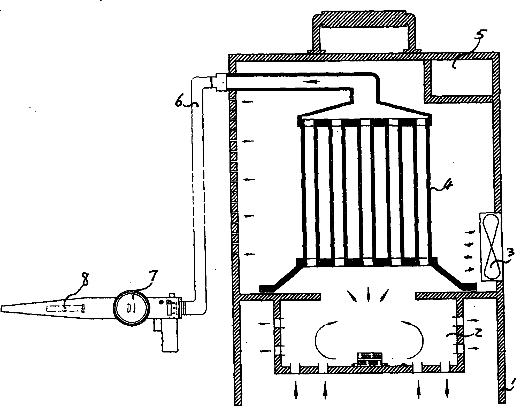 Method for killing dam termite and used smoke generating device