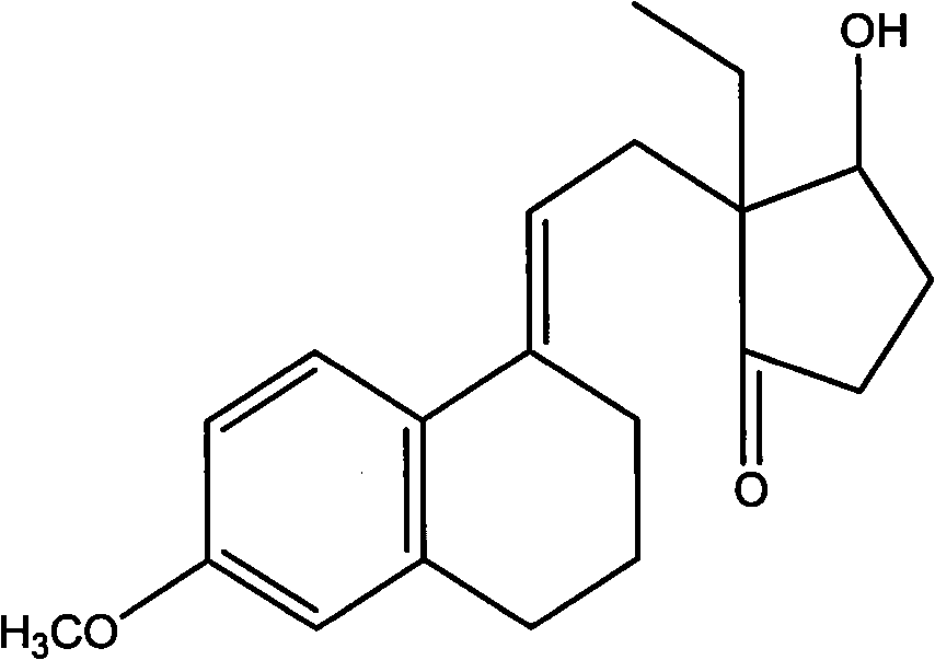 Novel fermentation reducing method for contraceptive intermediate