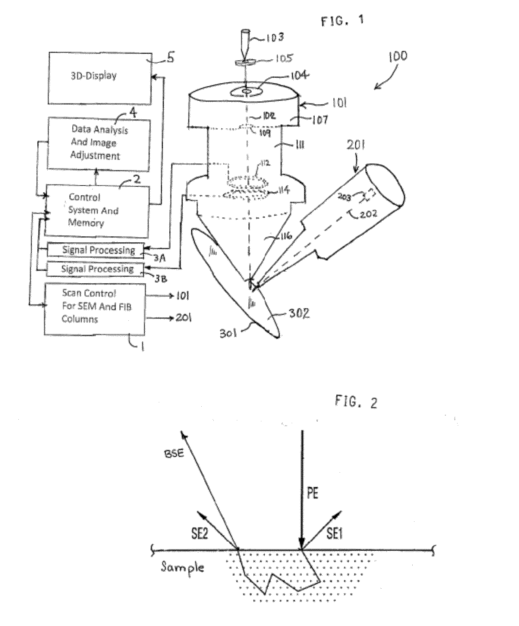 Dual Image Method And System For Generating A Multi-Dimensional Image Of A Sample