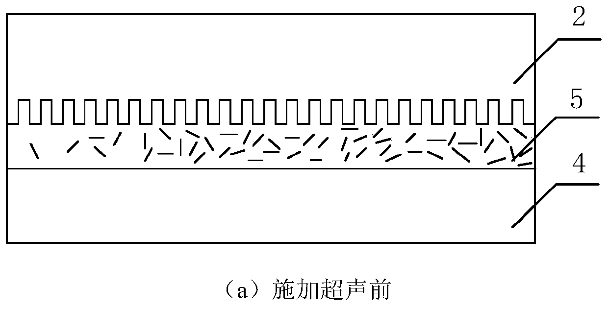 Ultrasonic assistance based connecting method for light alloy and thermoplastic composite