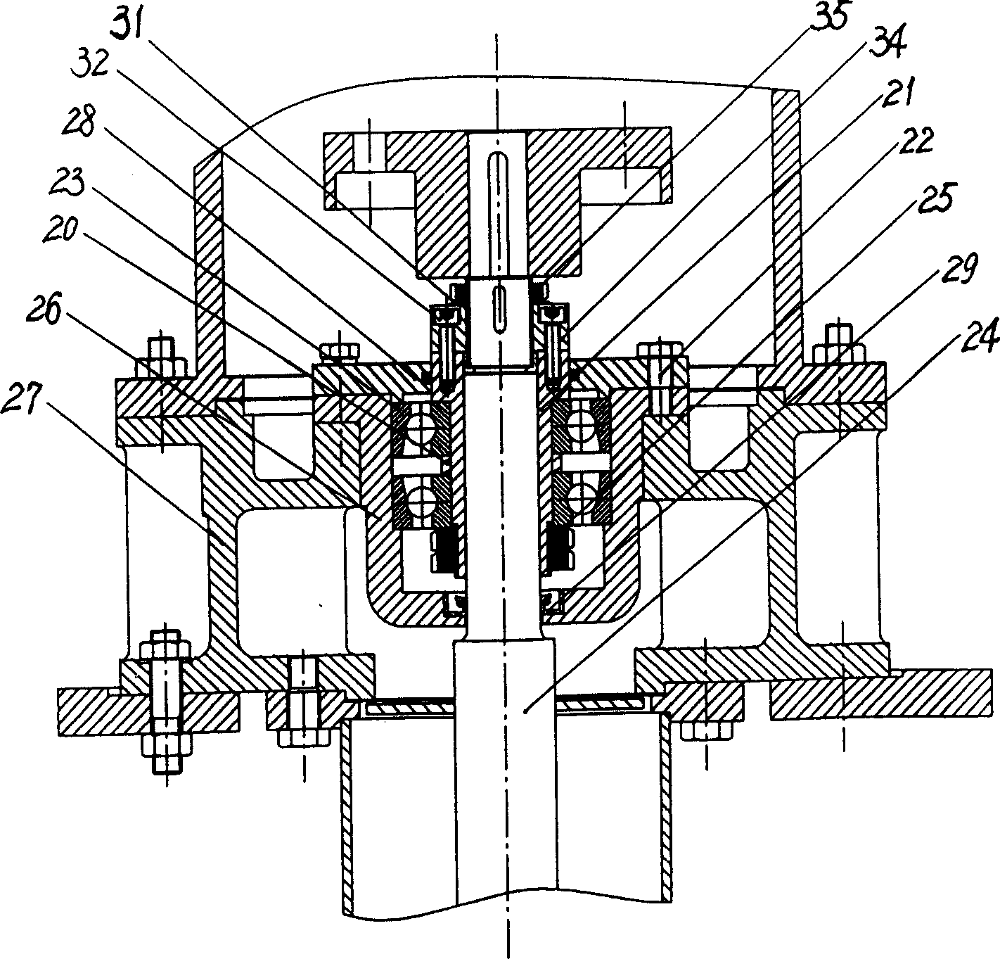 Rotor axial regulator