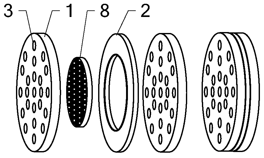 Anti-deformation restraint device for integral oxidation of silicon microchannel plate substrate