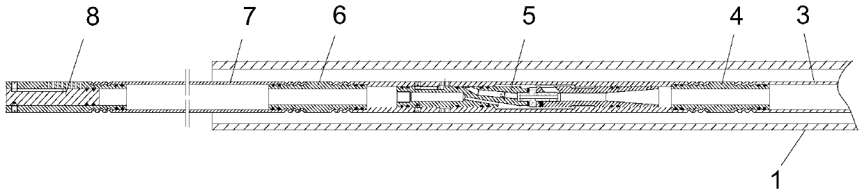 Downhole Gas Production String and Gas Production Method