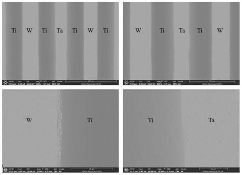 Layered gradient-structure tungsten-based composite material and preparation method thereof