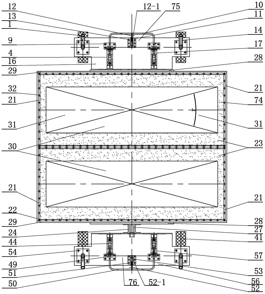 A ground-penetrating radar ultra-wideband cavity-backed bow-tie antenna device