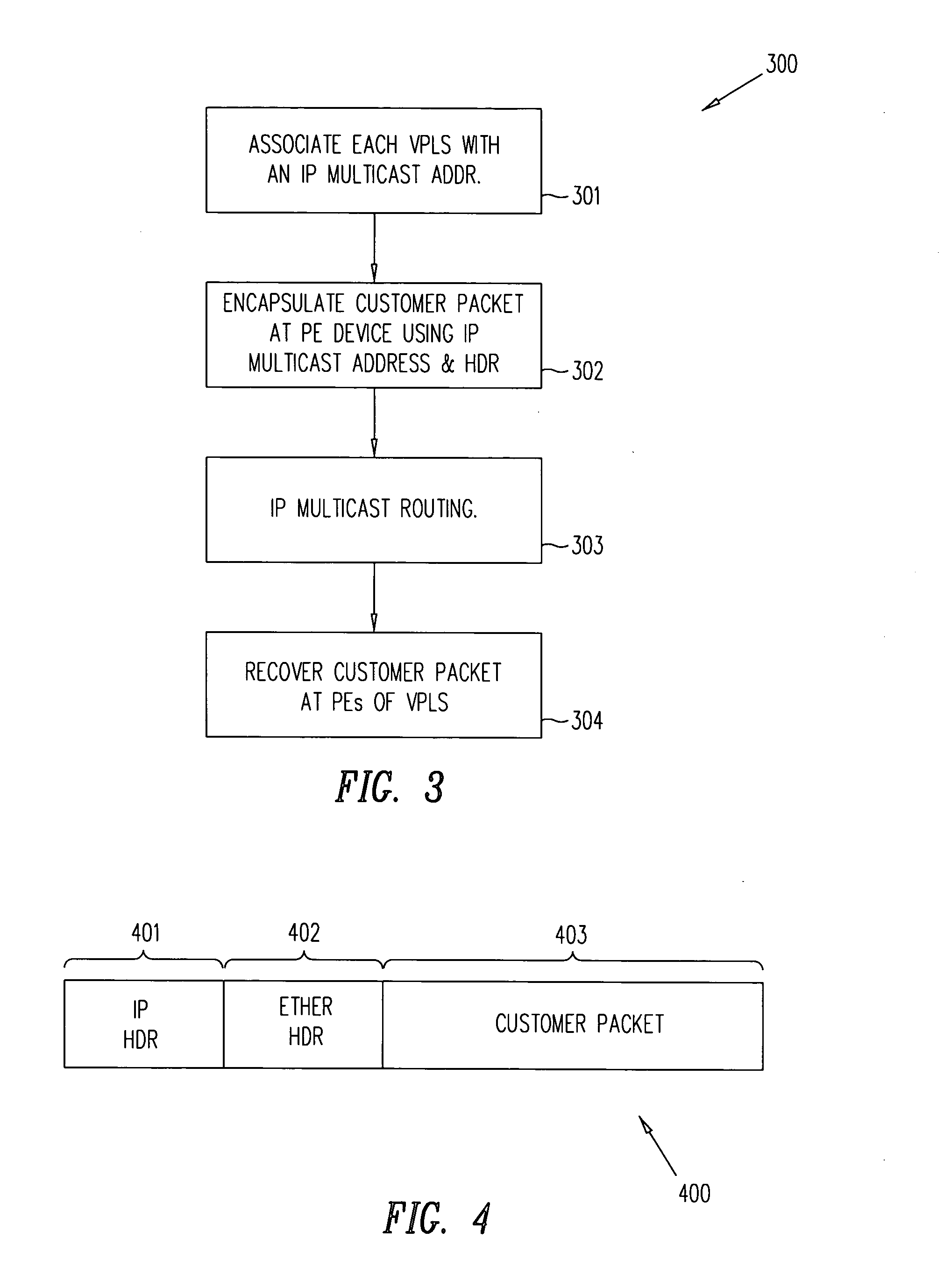 Method for providing scalable multicast service in a virtual private LAN service