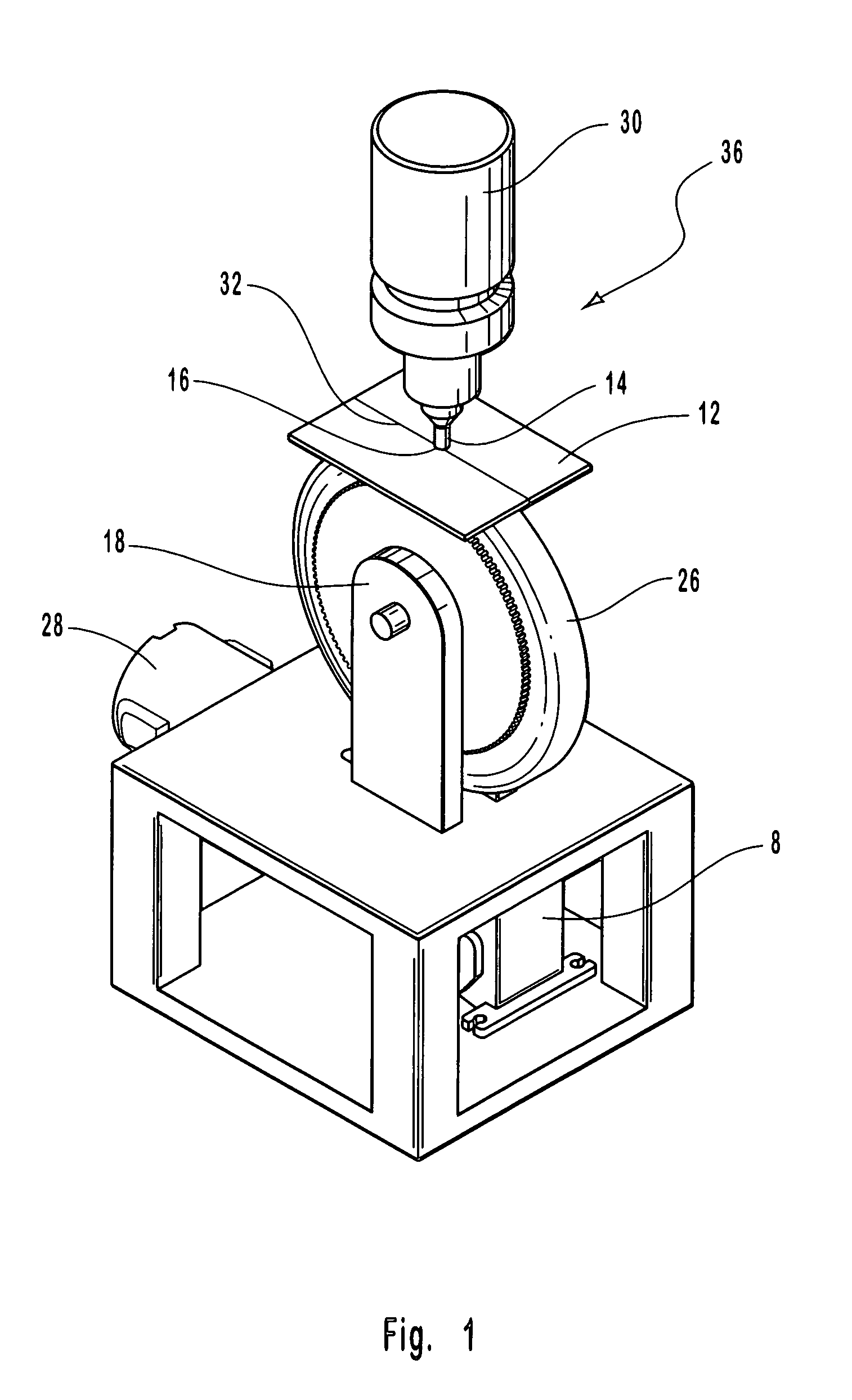 Apparatus and method for performing non-linear friction stir welds on either planar or non-planar surfaces