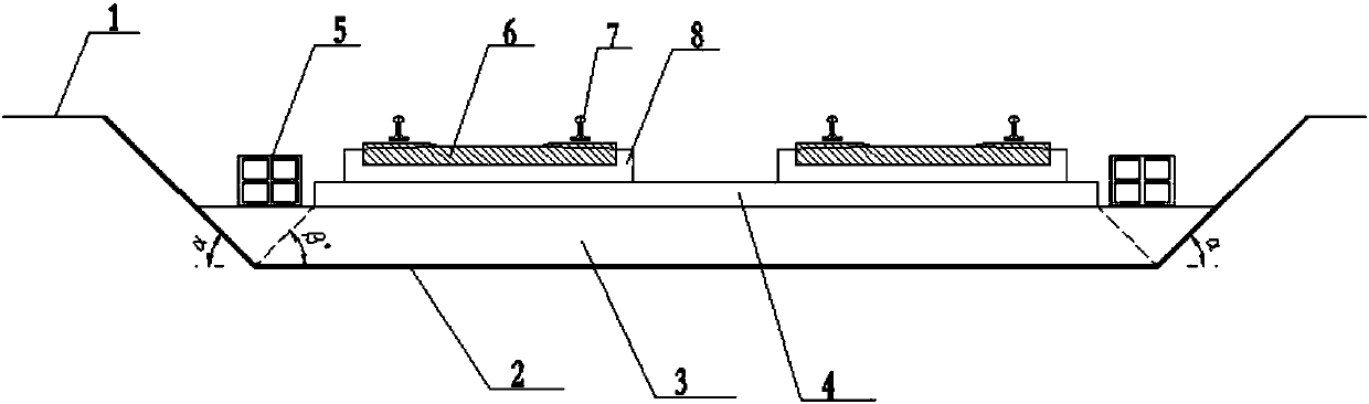 Novel streetcar subgrade structure