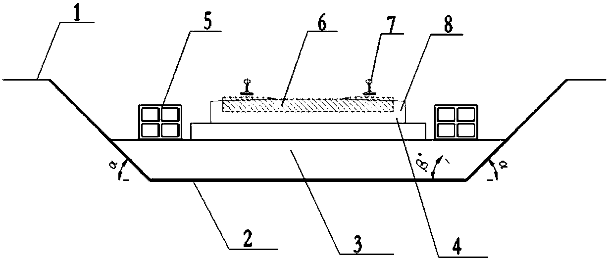 Novel streetcar subgrade structure