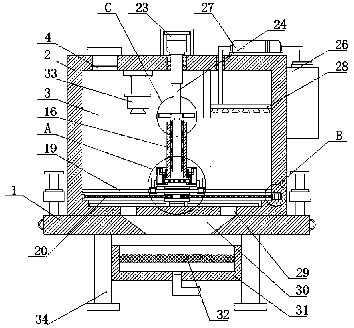 Multifunctional flushing and drying device for medical pipeline