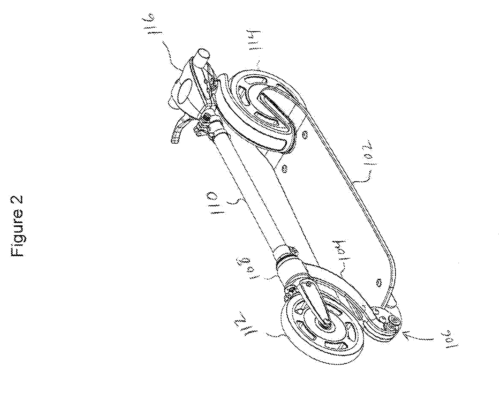 Folding scooter