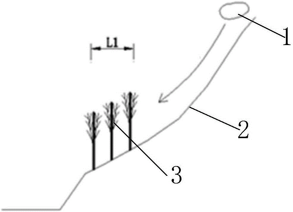 Slope mixing forming ecological protection method