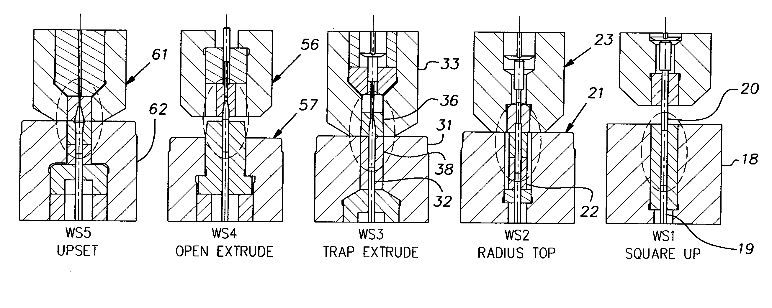 Point forming processes