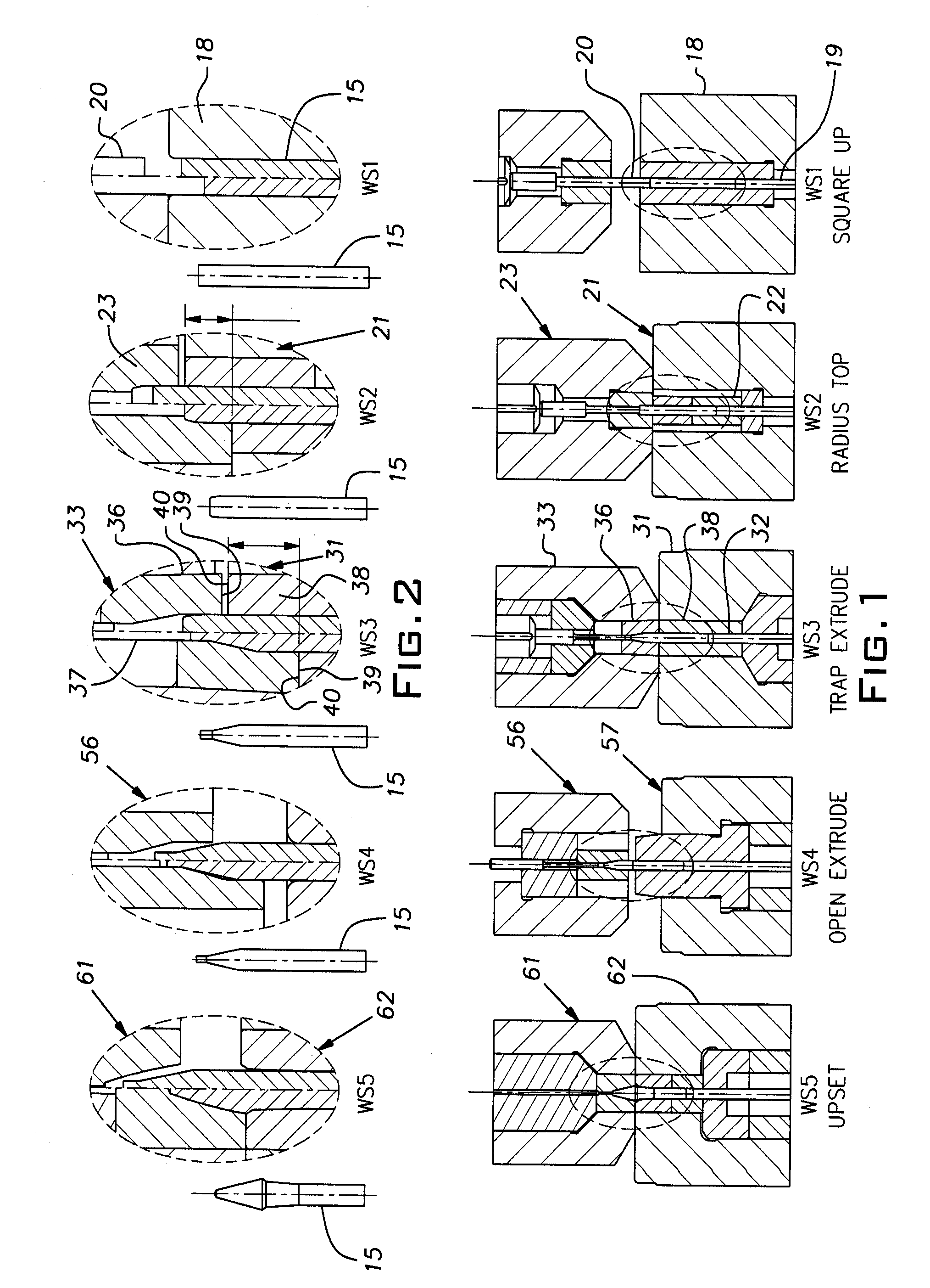 Point forming processes