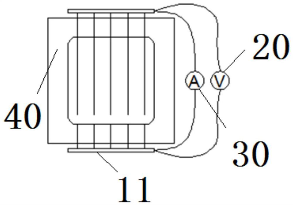 A photovoltaic module electrical performance testing system and testing method