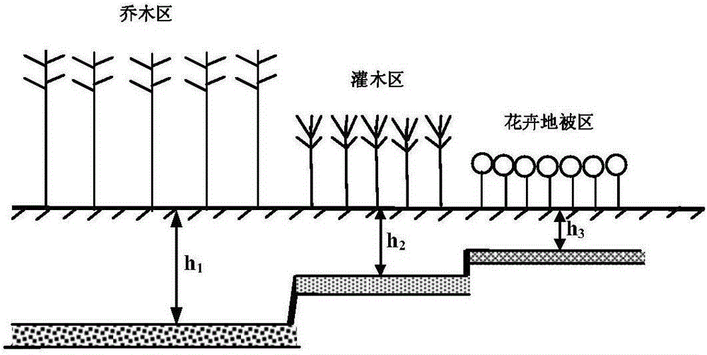 A greening method for stepwise controlled salt discharge in coastal saline-alkali land