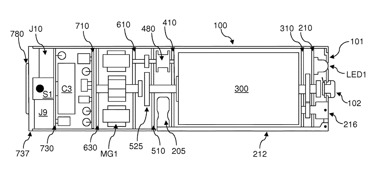 Electro-mechanical dynamo for C and D battery replacement