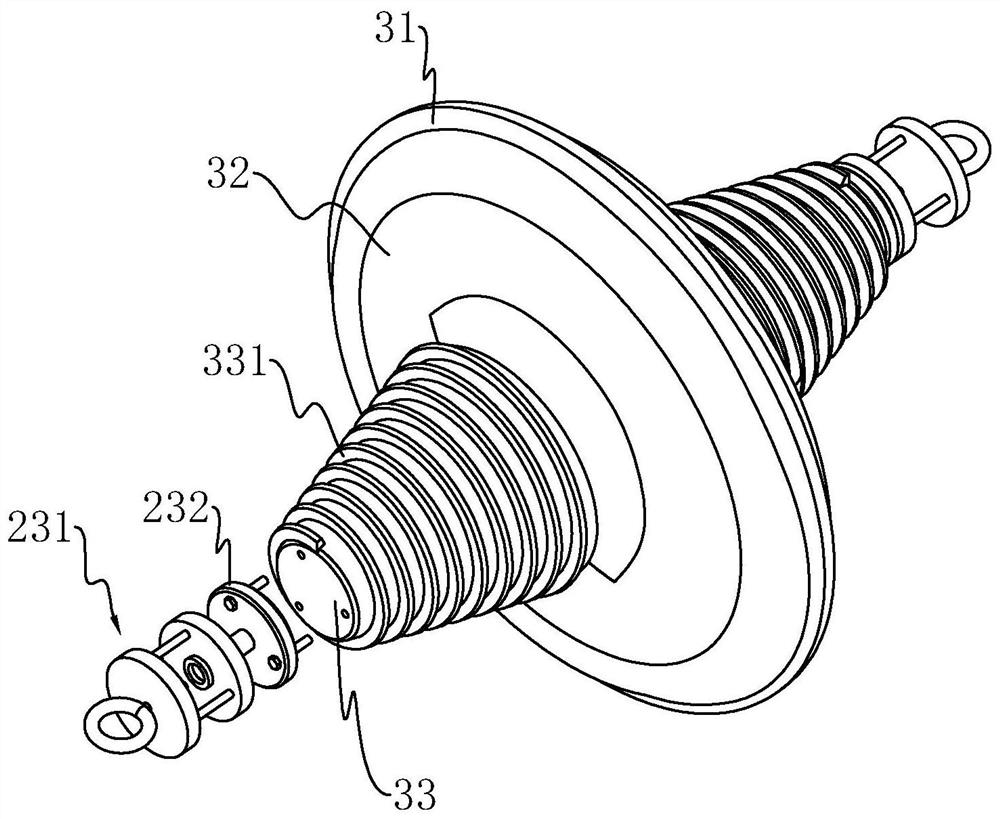 A device for dredging urban pipelines and a dredging method using the device