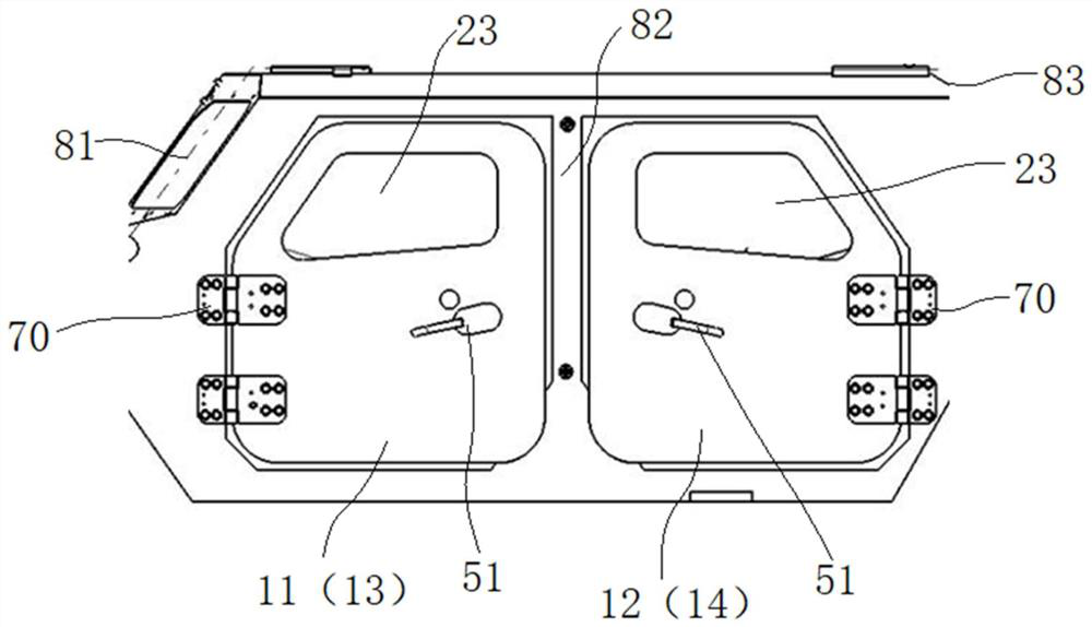 Vehicle door structure and vehicle with the same