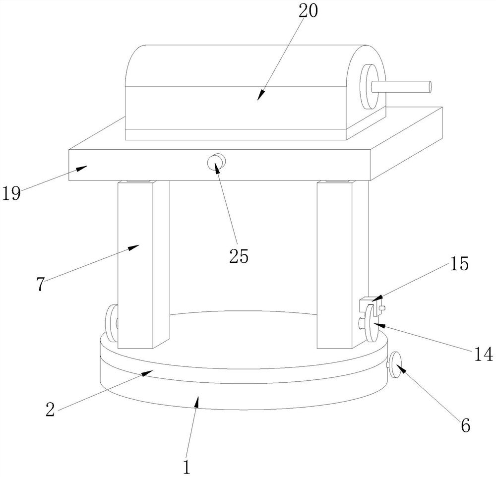 Mounting bracket for direct drive motor of tablet press and mounting method thereof